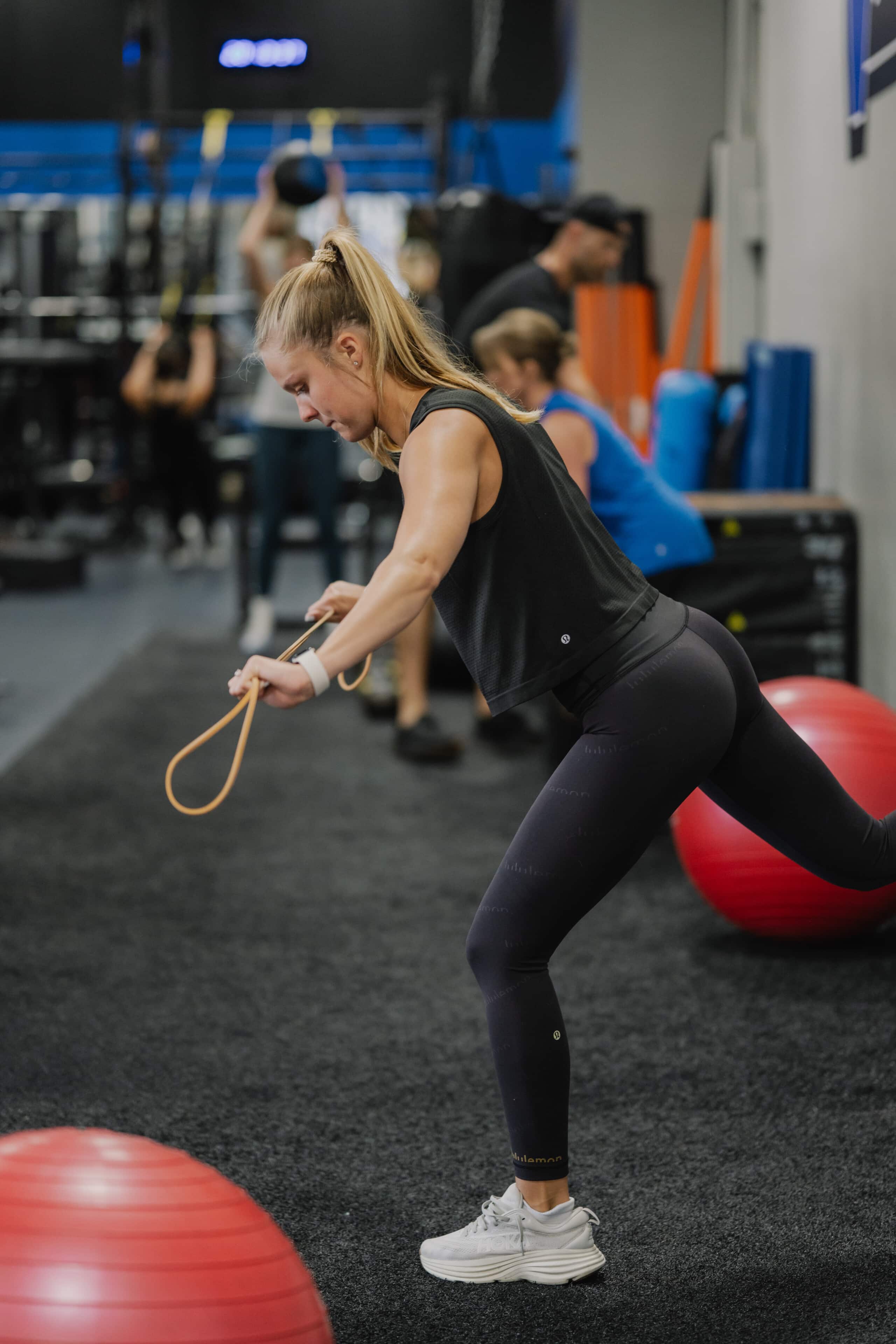 banded pull apart exercise